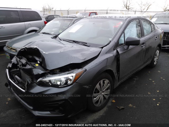 4S3GKAA67J3621561 - 2018 SUBARU IMPREZA GRAY photo 2