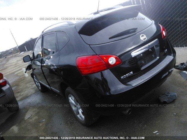 JN8AS5MTXBW570432 - 2011 NISSAN ROGUE S/SV/KROM BLACK photo 3
