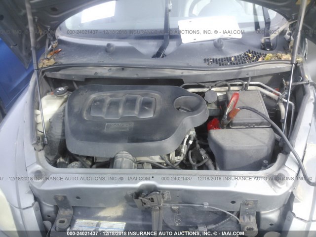 3GNDA23P26S602992 - 2006 CHEVROLET HHR LT GRAY photo 10