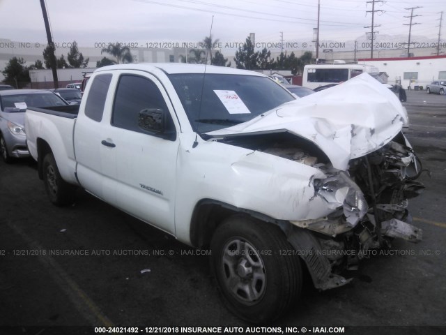 5TFTX4CNXEX041466 - 2014 TOYOTA TACOMA ACCESS CAB თეთრი ფოტო 1