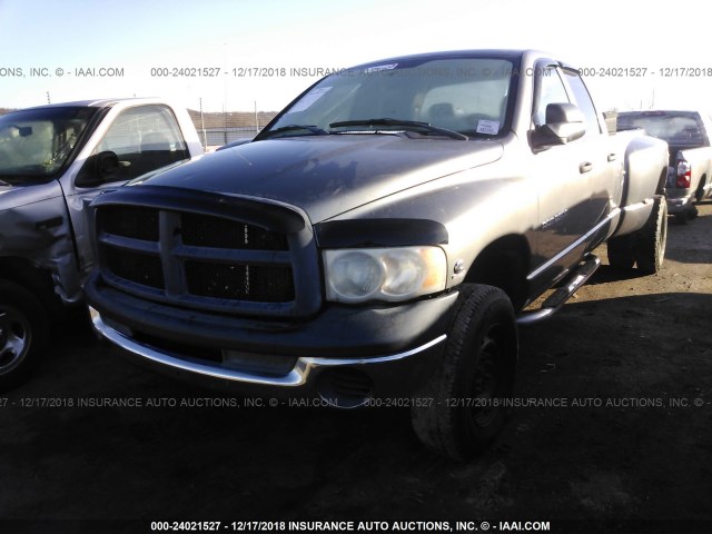 3D7KS28CX5G850126 - 2005 DODGE RAM 2500 ST/SLT GRAY photo 2