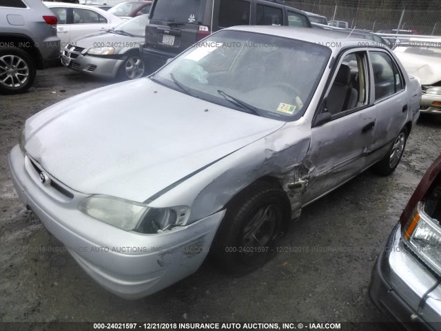2T1BR12EXYC374792 - 2000 TOYOTA COROLLA VE/CE/LE SILVER photo 2
