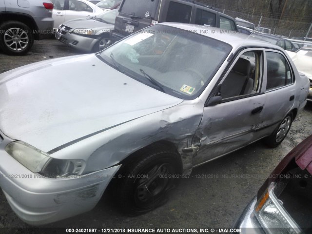 2T1BR12EXYC374792 - 2000 TOYOTA COROLLA VE/CE/LE SILVER photo 6