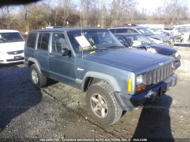 1J4FJ68S9WL269339 - 1998 JEEP CHEROKEE SPORT/CLASSIC BLUE photo 1