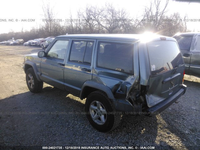 1J4FJ68S9WL269339 - 1998 JEEP CHEROKEE SPORT/CLASSIC BLUE photo 3