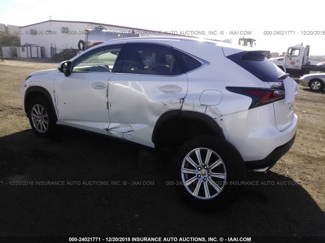 JTJYARBZ3G2046031 - 2016 LEXUS NX 200T/BASE/F SPORT WHITE photo 3