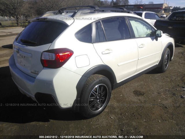 JF2GPAWC6E8281538 - 2014 SUBARU XV CROSSTREK 2.0 PREMIUM WHITE photo 4