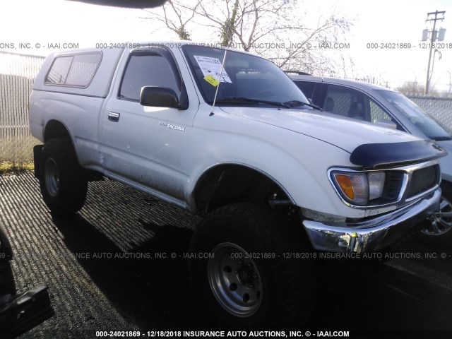 4TAPM62N1TZ153741 - 1996 TOYOTA TACOMA WHITE photo 1