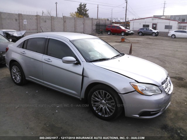 1C3CCBAB8CN138509 - 2012 CHRYSLER 200 LX SILVER photo 1