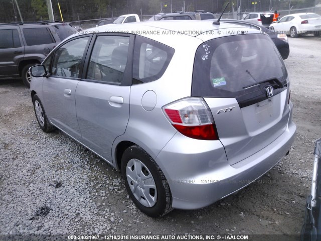 JHMGE8H37DC049373 - 2013 HONDA FIT SILVER photo 3