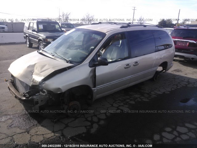 1C4GT54L1YB658532 - 2000 CHRYSLER TOWN & COUNTRY LXI Champagne photo 2