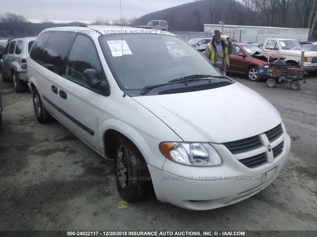 1D4GP24R77B166547 - 2007 DODGE GRAND CARAVAN SE WHITE photo 6