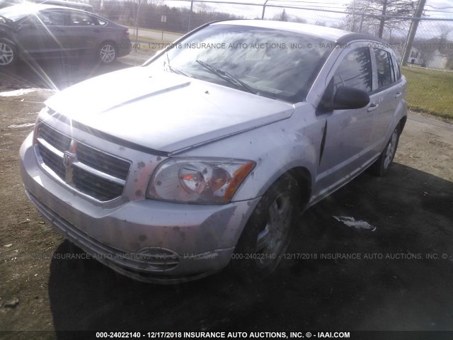 1B3HB48A39D148104 - 2009 DODGE CALIBER SXT SILVER photo 2