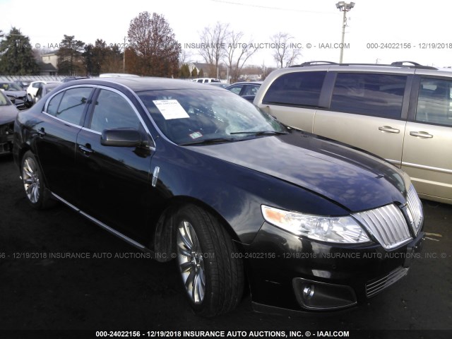 1LNHL9FT2AG611443 - 2010 LINCOLN MKS BLACK photo 1