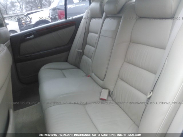 JT8BD69S930185009 - 2003 LEXUS GS 300 WHITE photo 8