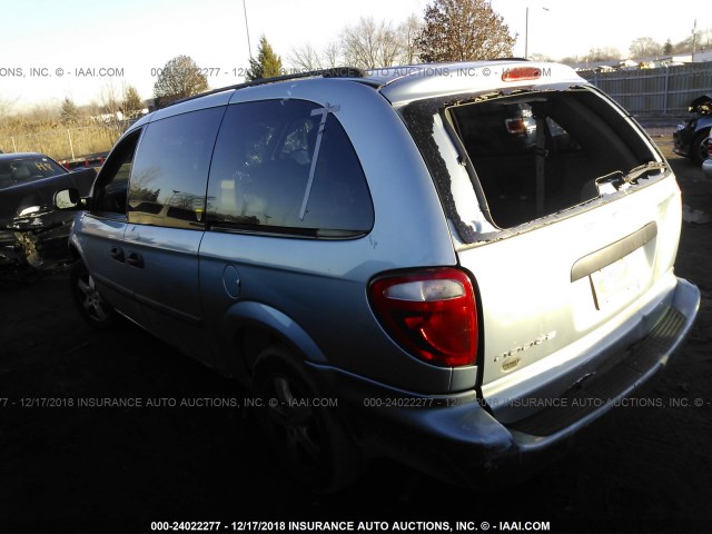 1D4GP24R16B641317 - 2006 DODGE GRAND CARAVAN SE Light Blue photo 3