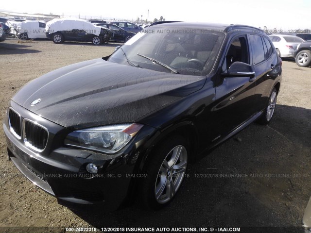 WBAVM5C53EVV91527 - 2014 BMW X1 XDRIVE35I BLACK photo 2