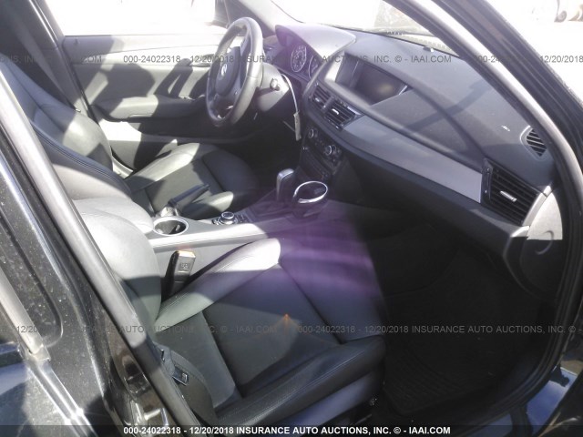 WBAVM5C53EVV91527 - 2014 BMW X1 XDRIVE35I BLACK photo 5
