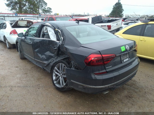 1VWDT7A38HC048959 - 2017 VOLKSWAGEN PASSAT R-LINE GRAY photo 3