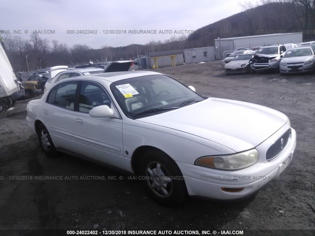 1G4HR54K71U300075 - 2001 BUICK LESABRE LIMITED WHITE photo 1