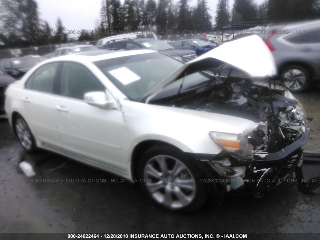 JH4KB26679C000825 - 2009 ACURA RL WHITE photo 1