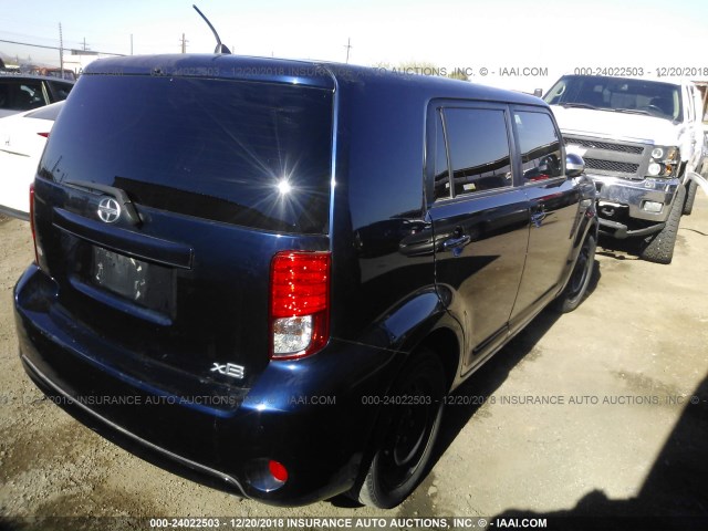JTLZE4FEXEJ049621 - 2014 TOYOTA SCION XB Көк фото 4