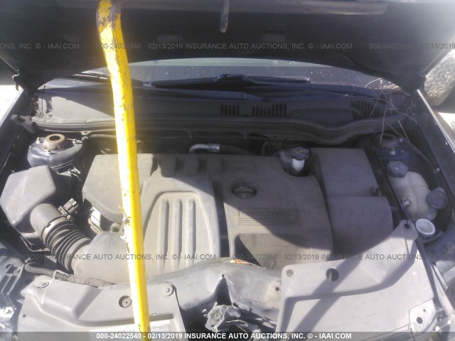 1G2AL18F187110718 - 2008 PONTIAC G5 BLACK photo 10