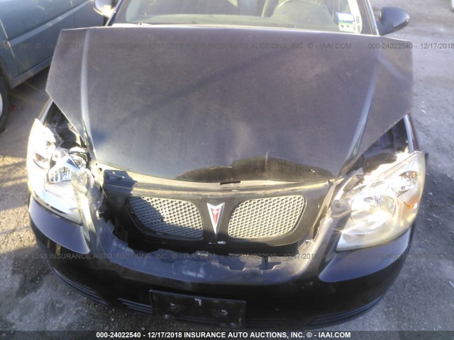 1G2AL18F187110718 - 2008 PONTIAC G5 BLACK photo 6