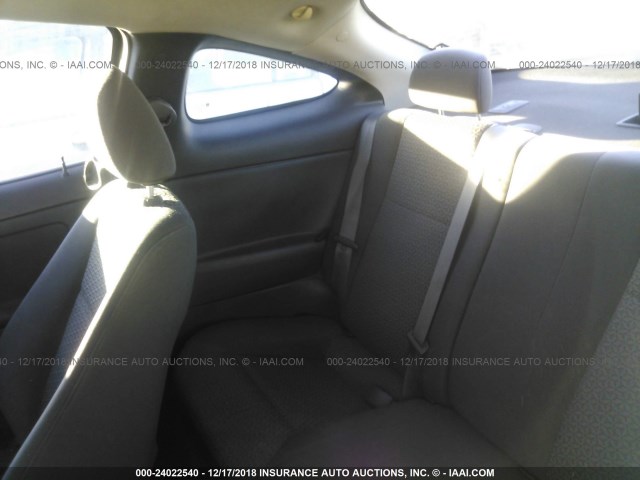 1G2AL18F187110718 - 2008 PONTIAC G5 BLACK photo 8