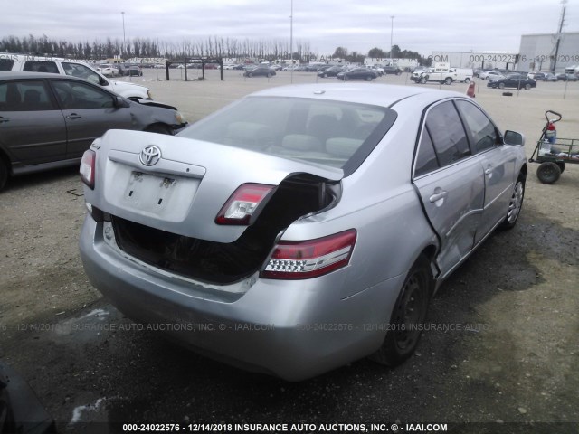 4T4BF3EK4AR031721 - 2010 TOYOTA CAMRY SE/LE/XLE 银色 照片 4