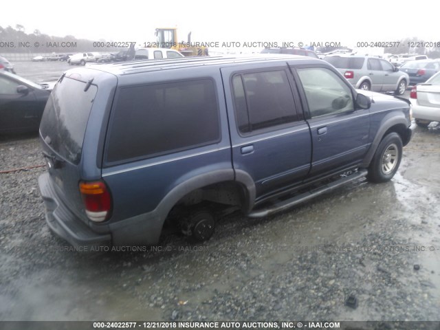 1FMZU62X0YUB37920 - 2000 FORD EXPLORER XLS BLUE photo 4