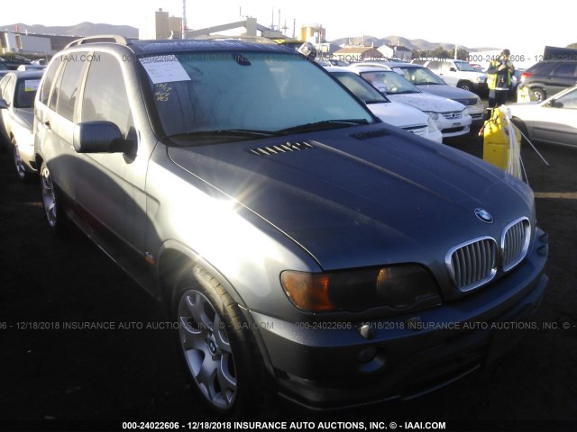 5UXFB33563LH39777 - 2003 BMW X5 4.4I GRAY photo 1