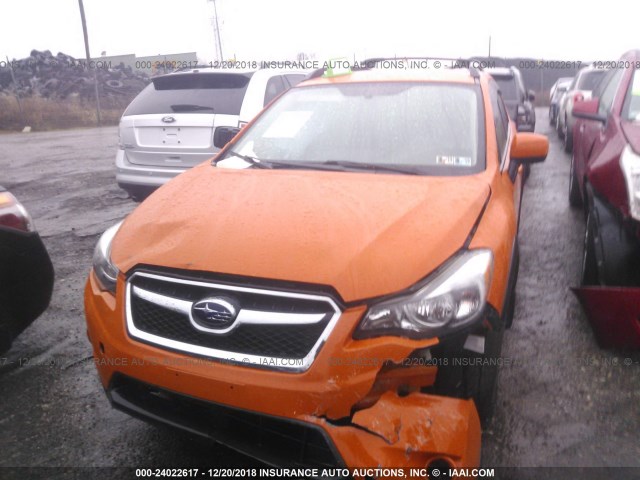 JF2GPACC8E9205396 - 2014 SUBARU XV CROSSTREK 2.0 PREMIUM ORANGE photo 6