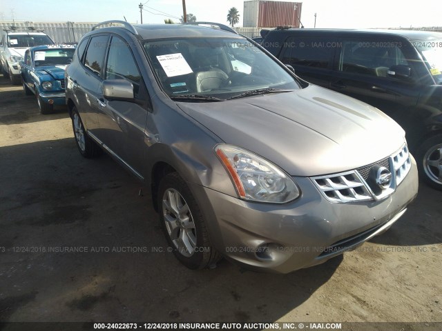 JN8AS5MV6CW361787 - 2012 NISSAN ROGUE S/SV GRAY photo 1