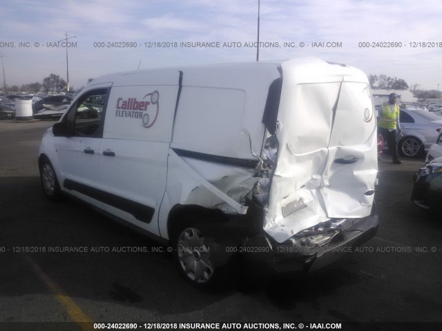 NM0LS7EX8F1227927 - 2015 FORD TRANSIT CONNECT XL WHITE photo 3