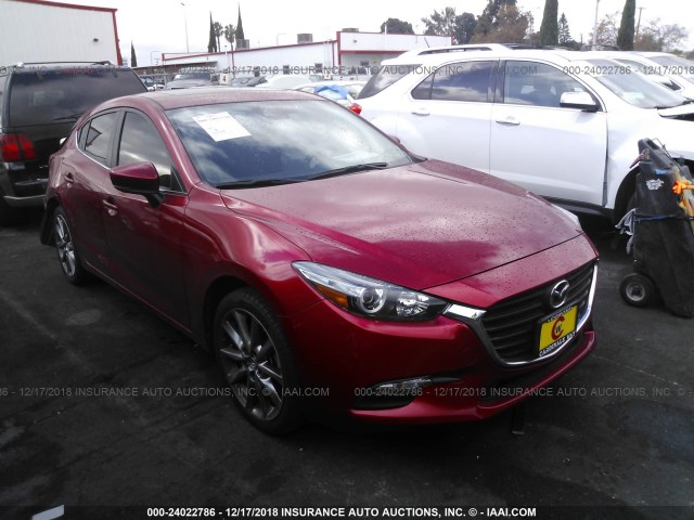 3MZBN1L35JM162644 - 2018 MAZDA 3 TOURING RED photo 1