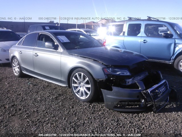 WAUEFAFL2CA119272 - 2012 AUDI A4 PREMIUM PLUS GRAY photo 1