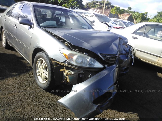 JTDBE32K930152292 - 2003 TOYOTA CAMRY LE/XLE GRAY photo 1