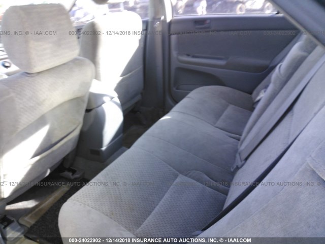 JTDBE32K930152292 - 2003 TOYOTA CAMRY LE/XLE GRAY photo 8