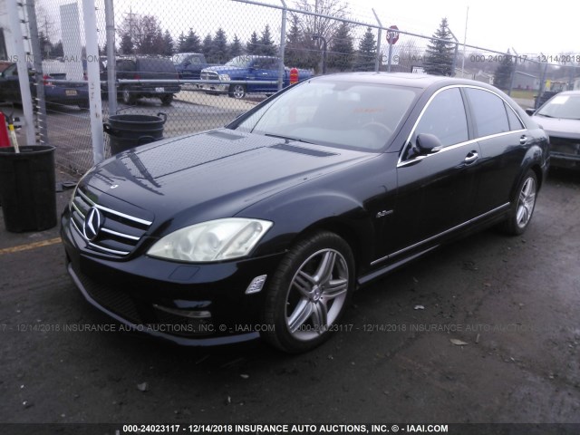 WDDNG86X18A152384 - 2008 MERCEDES-BENZ S 550 4MATIC BLACK photo 2