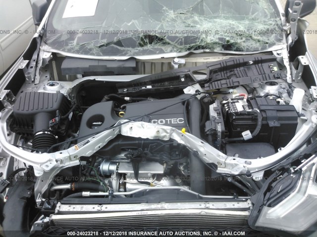 2GNAXHEV3J6176415 - 2018 CHEVROLET EQUINOX LS SILVER photo 10