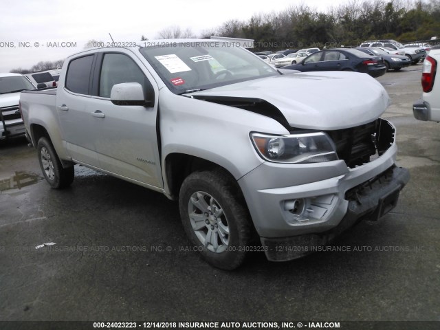 1GCGSCEN6J1296300 - 2018 CHEVROLET COLORADO LT SILVER photo 1