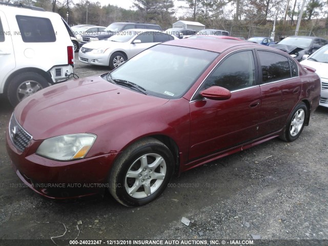 1N4AL11D66C170217 - 2006 NISSAN ALTIMA S/SL MAROON photo 2