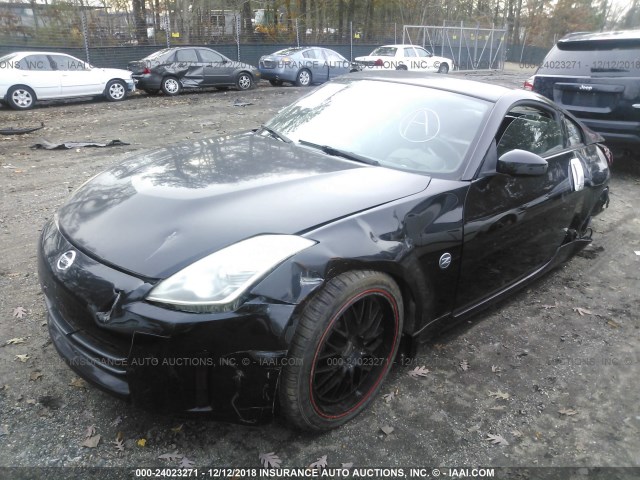 JN1BZ34EX7M553220 - 2007 NISSAN 350Z COUPE BLACK photo 2