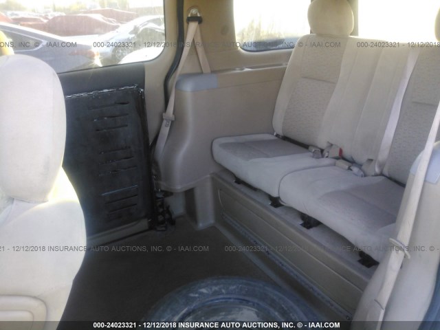 1GBDV13L36D213321 - 2006 CHEVROLET UPLANDER INCOMPLETE GOLD photo 8