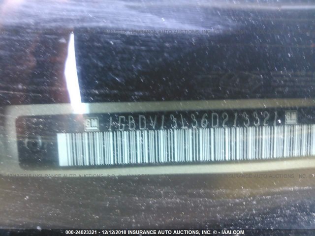 1GBDV13L36D213321 - 2006 CHEVROLET UPLANDER INCOMPLETE GOLD photo 9