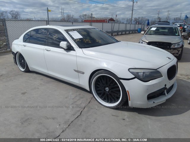 WBAKB8C52BCY64913 - 2011 BMW 750 LI WHITE photo 1