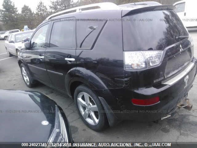 JA4MT41X57Z005299 - 2007 MITSUBISHI OUTLANDER XLS BLACK photo 3