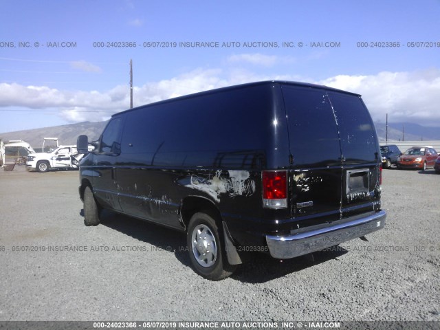 1FTNE1EW5DDB19509 - 2013 FORD ECONOLINE E150 VAN WHITE photo 3