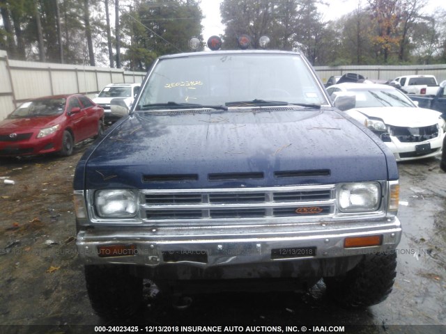 1N6HD16Y3MC304399 - 1991 NISSAN TRUCK KING CAB BLUE photo 6